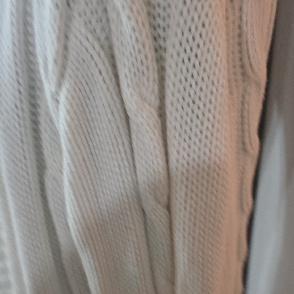 Cream Ruffled Cardigan - Picture 3 of 4